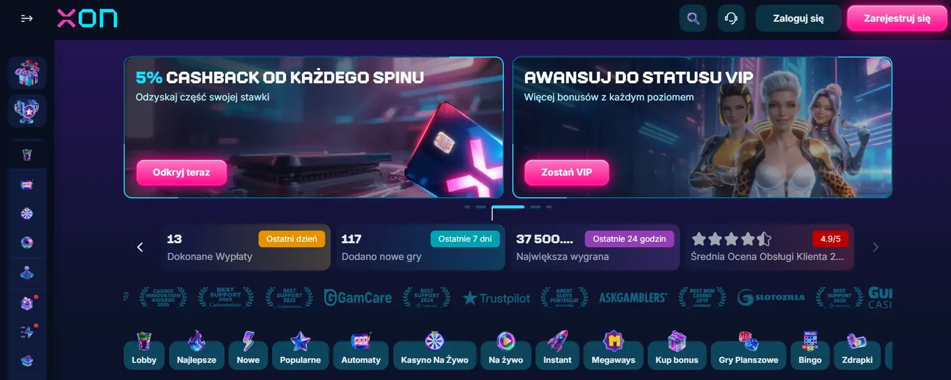 Strona Xon.bet Casino